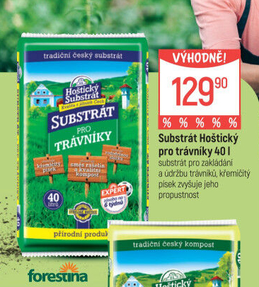Substrát Hoštický pro trávníky Hoštický Substrát