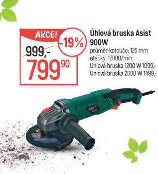 Úhlová bruska Asist