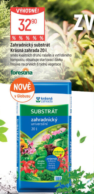 Zahradnický substrát Krásná zahrada