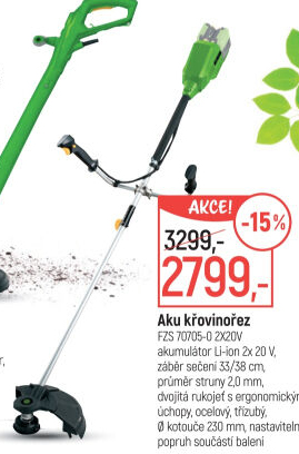 Aku křovinořez Fieldmann FZS 70705