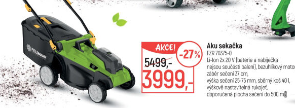 Aku sekačka Fieldmann FZR 70375-0