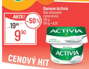 Bílý jogurt Activia Danone
