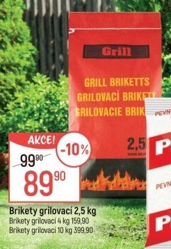 Brikety grilovací