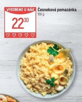Česneková pomazánka Globus