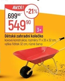 Dětské zahradní kolečka