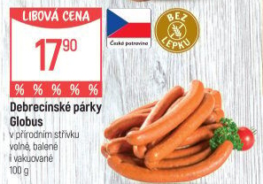 Párky debrecínské Globus