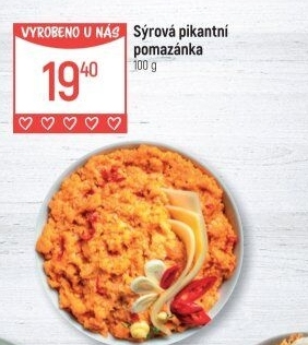 Pikantní sýrová pomazánka Globus