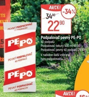 Podpalovač pevný Pe-Po