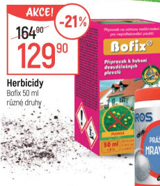 Postřik proti plevelu herbicid Bofix Lovela