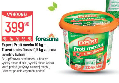 Prostředek proti mechu Expert Forestina