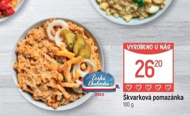 Škvarková pomazánka Globus