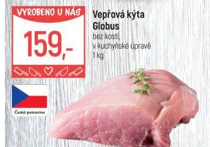 Vepřová kýta bez kosti Globus