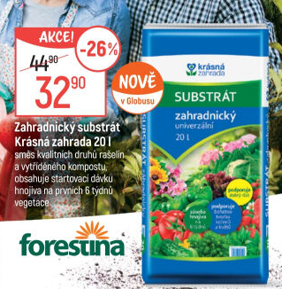 Zahradnický substrát Krásná zahrada
