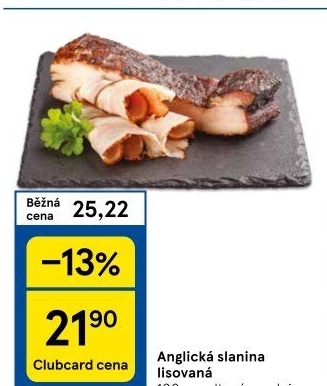Anglická slanina lisovaná