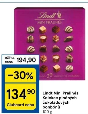 Bonboniéra Pralinky mini Lindt