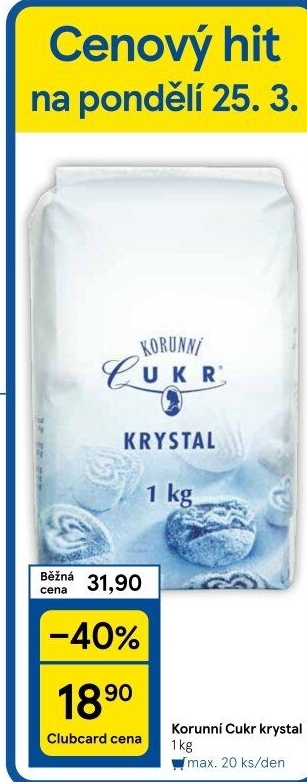 Cukr krystal Korunní