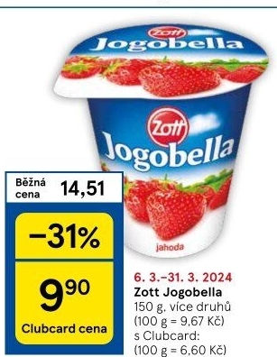 Jogurt Jogobella Zott