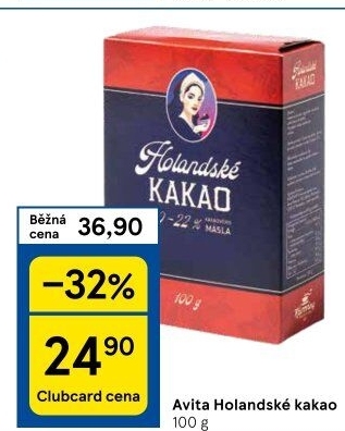 Kakao holandské Avita