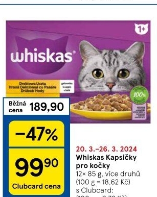 Kapsičky pro kočky Whiskas