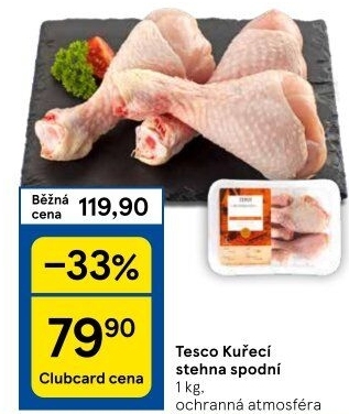 Kuřecí stehna Tesco
