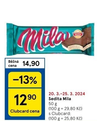 Oplatky Mila Sedita
