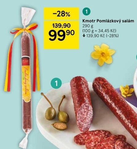 Pomlázkový salám Kmotr