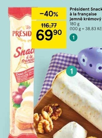 Sýr Snack Président