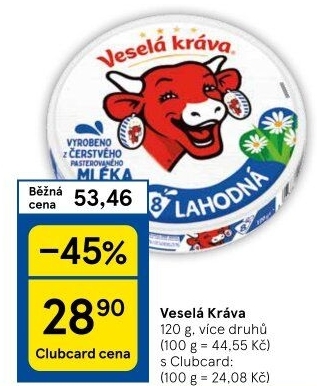 Sýr tavený Veselá kráva
