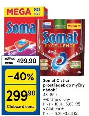 Tablety do myčky Somat