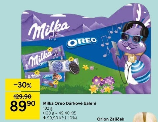 Velikonoční dárkové balení Oreo Milka