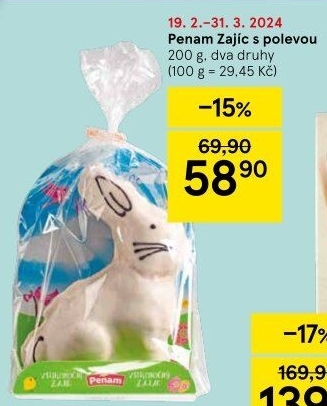 Velikonoční zajíc Penam