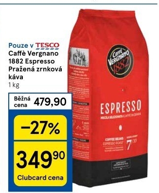 Zrnková káva Espresso Caffee Vergnano