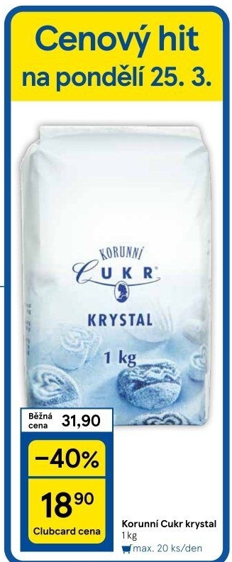 Cukr krystal Korunní