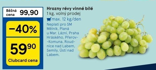 Hrozny bílé - Tesco akcniletaky.com