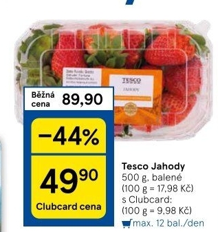 Jahody Tesco