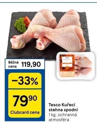 Kuřecí stehna Tesco
