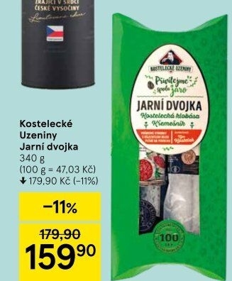 Salámy Jarní dvojka Kostelecké uzeniny