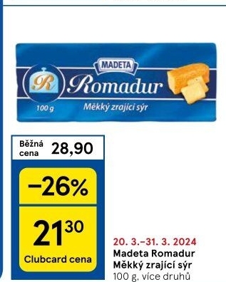 Sýr Romadur Madeta