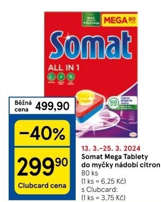 Tablety do myčky Somat