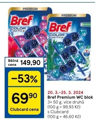WC blok tuhý Premium Bref