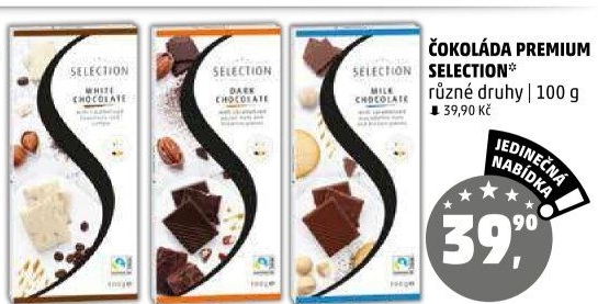 Čokoláda Premium Selection