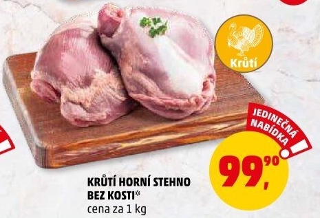 Krůtí stehno bez kosti