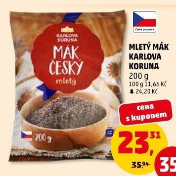 Mák mletý Karlova Koruna