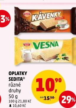 Oplatky Sedita