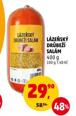 Salám drůbeží lázeňský