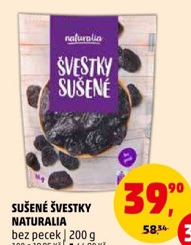 Švestky sušené Naturalia