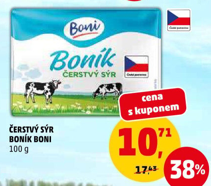 Sýr čerstvý Boník Boni
