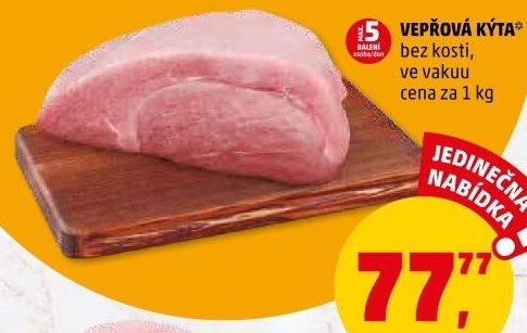 Vepřová kýta bez kosti