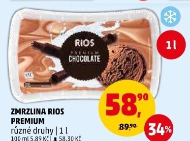 Zmrzlina ve vaničce Premium Rios
