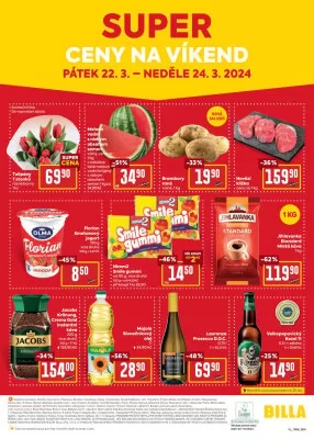 akční leták BILLA 20.3.2024-26.3.2024